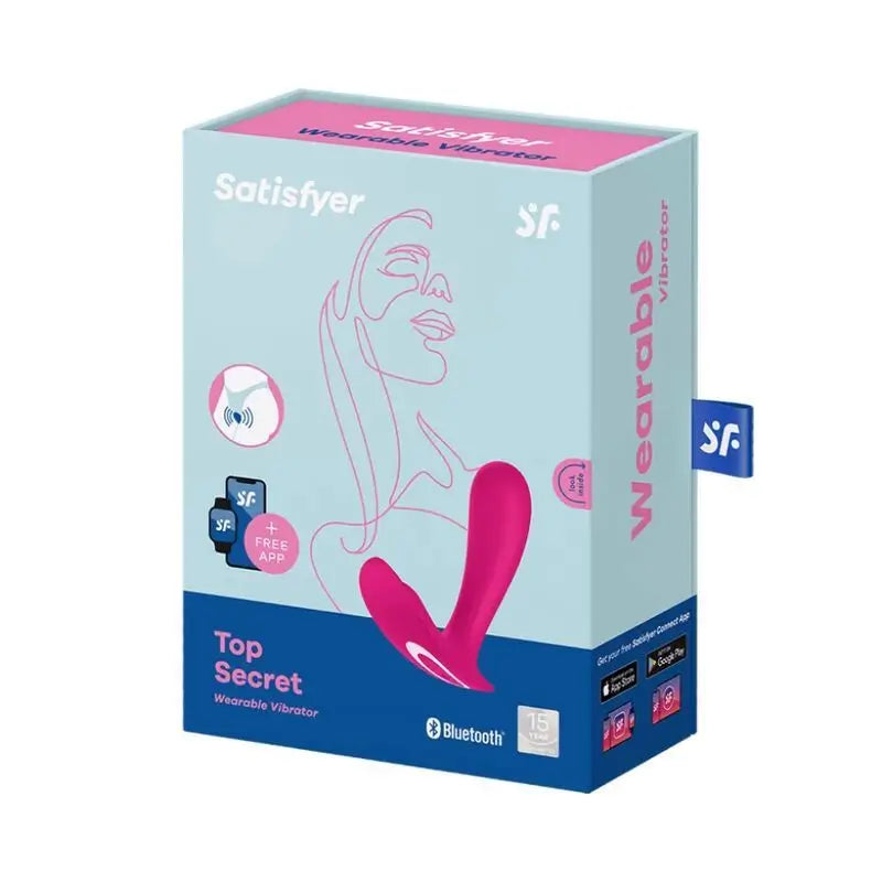 Satisfyer Ring  Top Secret -vibraattori, vaaleanpunainen