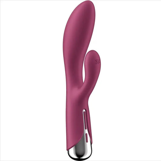 Satisfyer Spinning Rabbit 1 – klitoriksen ja G-pisteen stimulaatio, punainen 