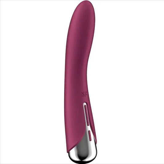 Satisfyer Spinning Vibe 1 pyörivä G-piste-vibraattori, punainen 