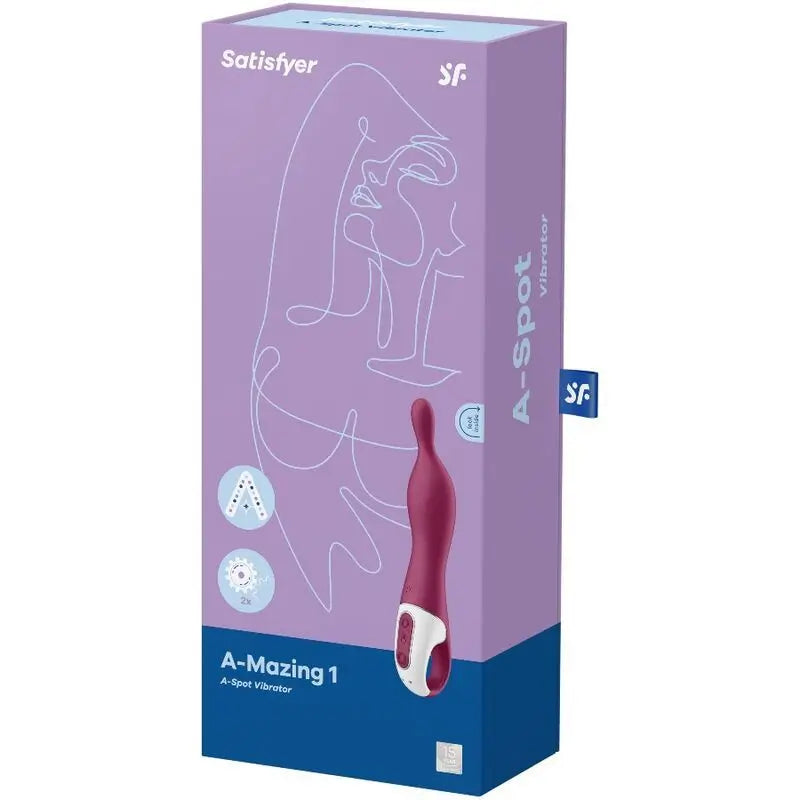Satisfyer A-Mazing 1 -vibraattori, A-pistevibraattori – Berry