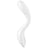 Satisfyer Rrrolling Pleasure -vibraattori, G-pistevibraattori – valkoinen
