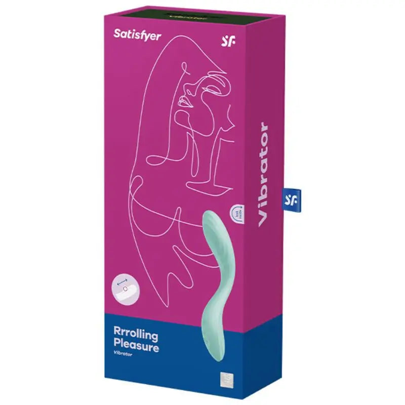 Satisfyer-vibraattori  Rrrolling Pleasure G-pistevibraattori – vihreä