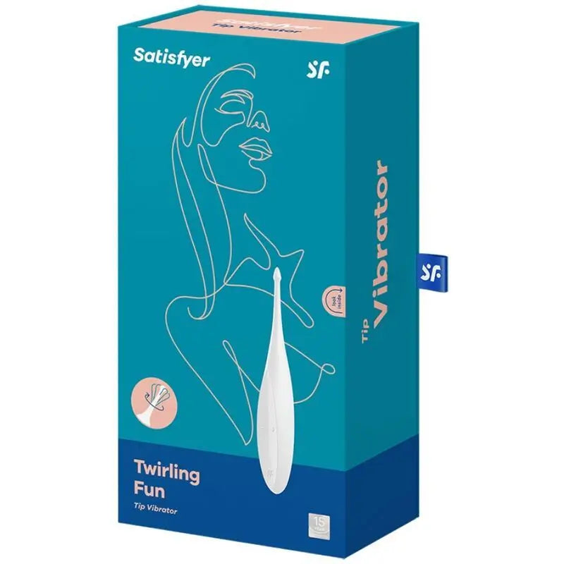 Satisfyer Twirling Fun -klitorisstimulaattori – valkoinen