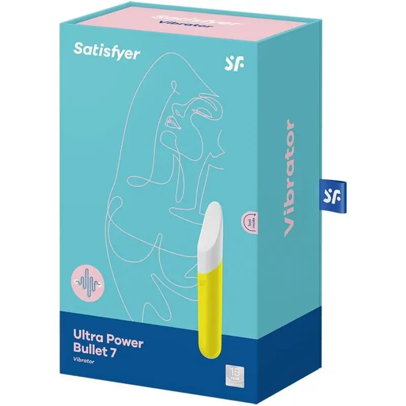 Satisfyer Ultra Power Bullet 7 -vibraattori, keltainen