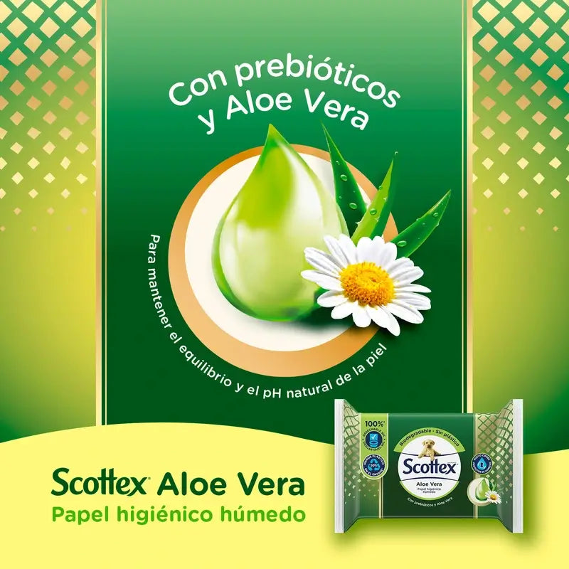 Scottex Aloe Vera -kosteuspyyhkeet, 66 kpl