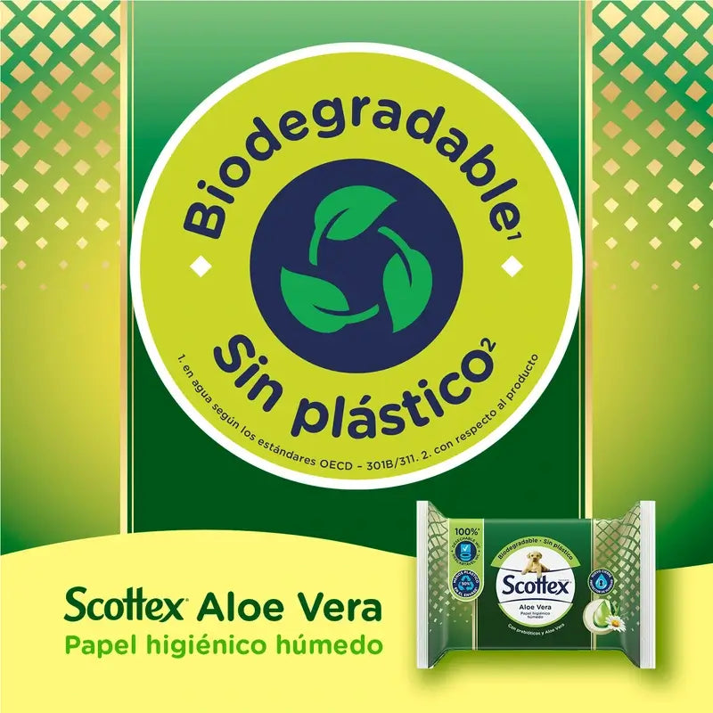 Scottex Aloe Vera -kosteuspyyhkeet, 66 kpl