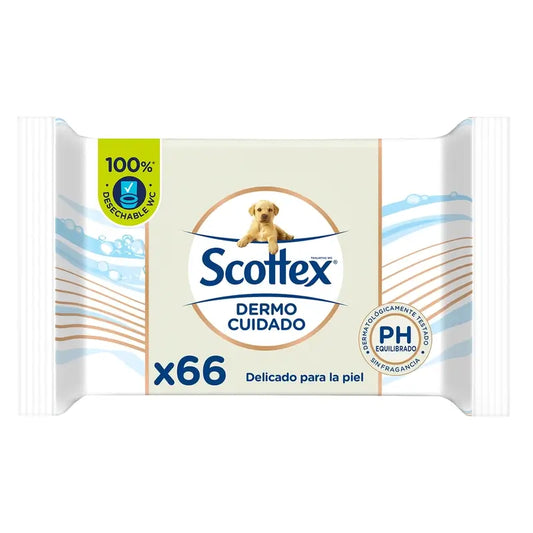 Scottex Dermo -kosteuspyyhe, 66 kpl
