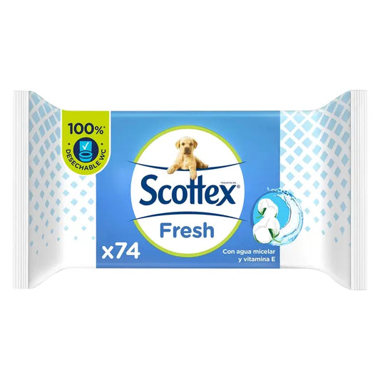 Scottex Fresh -kosteuspyyhe, 74 kpl