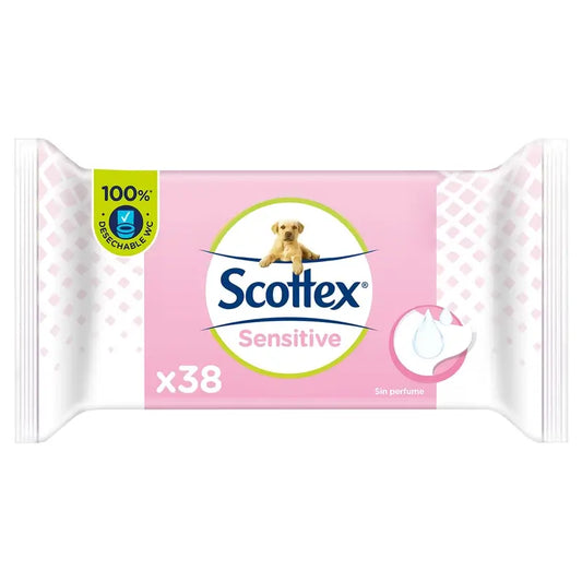 Scottex Sensitive kosteuspyyhe, 38 kpl