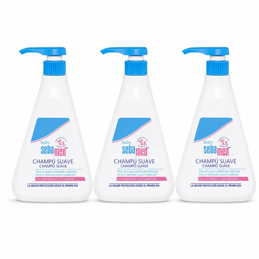 Sebamed Baby Mieto shampo 500 ml, 3 kpl:n pakkaus