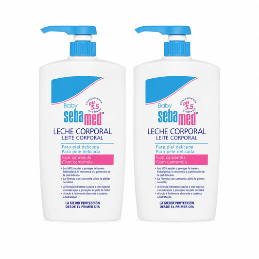 Sebamed Baby -vartalovoide herkälle iholle 750 ml, 2 kpl:n pakkaus
