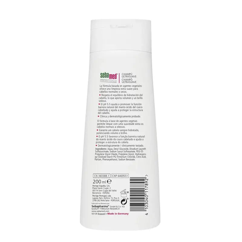SEBAMED Erittäin mieto shampo 200 ml