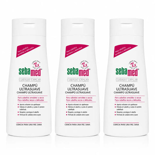 Sebamed Erittäin hellävarainen shampoo 400 ml, 3 kpl:n pakkaus