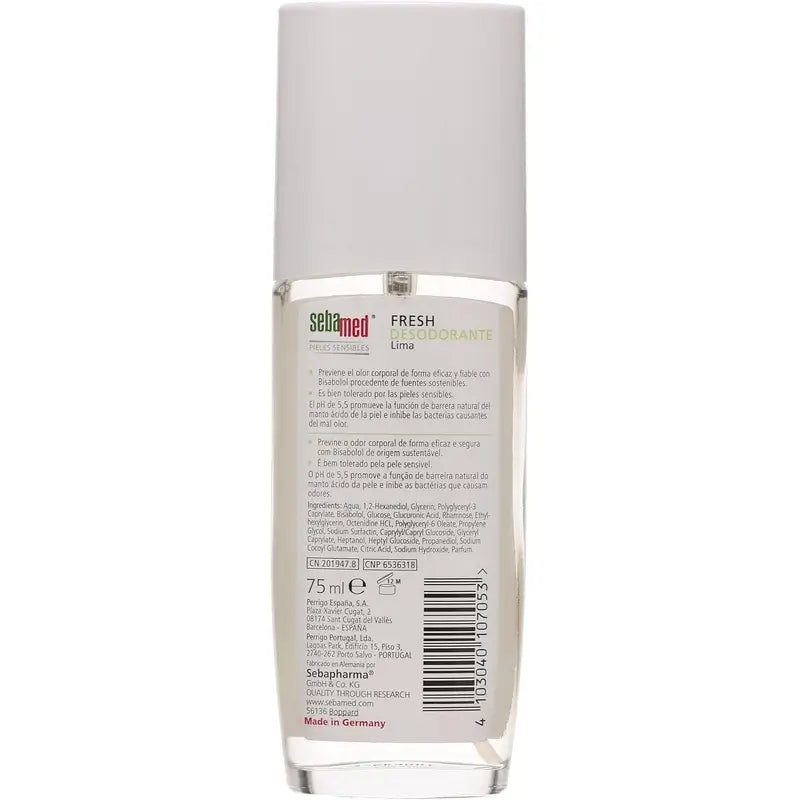 SEBAMED 24 tunnin deodorantti, sumutinpullo, 75 ml