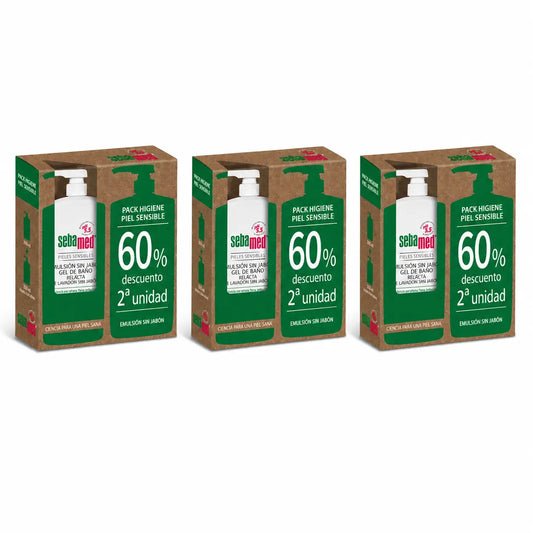 Sebamed Duplo saippuaton emulsio, 1500 ml, 3 kpl:n pakkaus