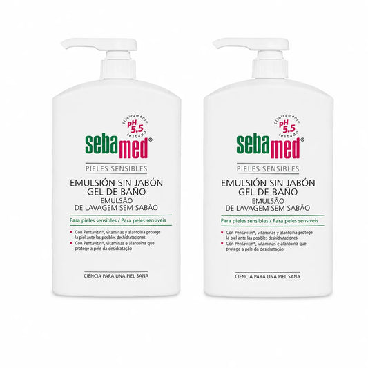 Sebamed saippuaton kylpygeeli 1000 ml, 2 kpl:n pakkaus