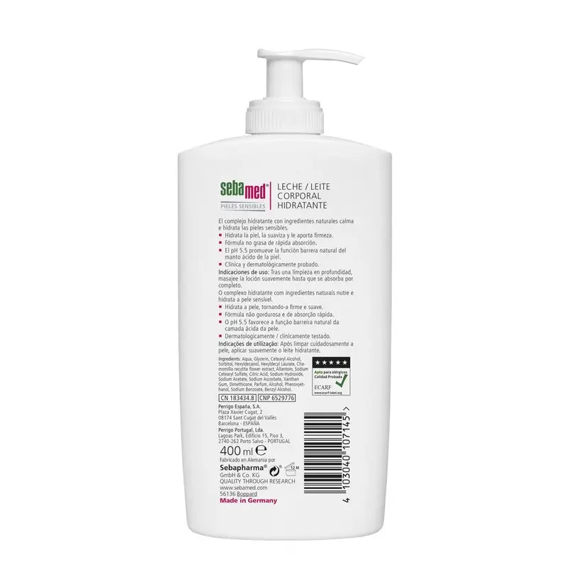 SEBAMED Rikastettu kosteuttava voide 400 ml