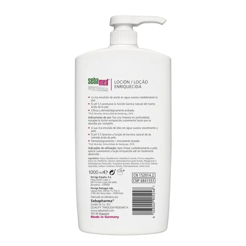 SEBAMED Rikastettu voide 1000 ml