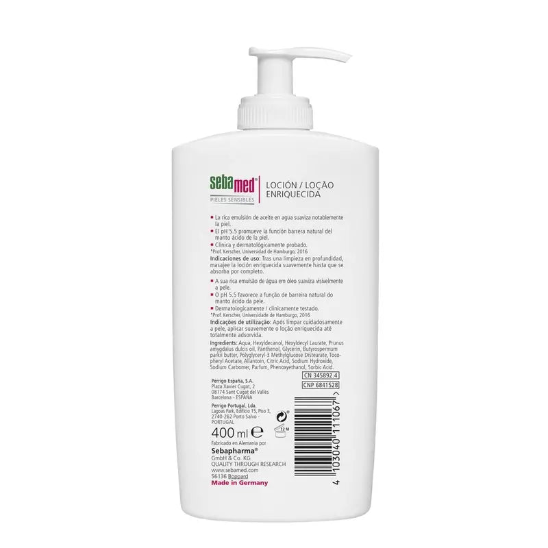 SEBAMED Rikastettu voide 400 ml