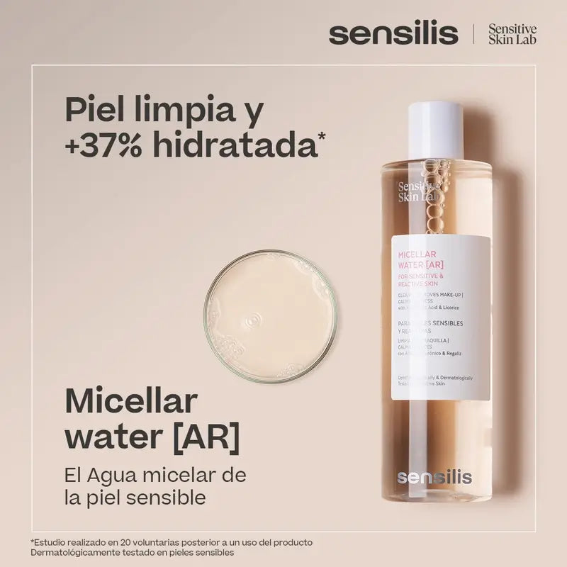 Sensilis Micellar-vesi [Ar] Herkälle ja reaktiiviselle iholle 400 ml