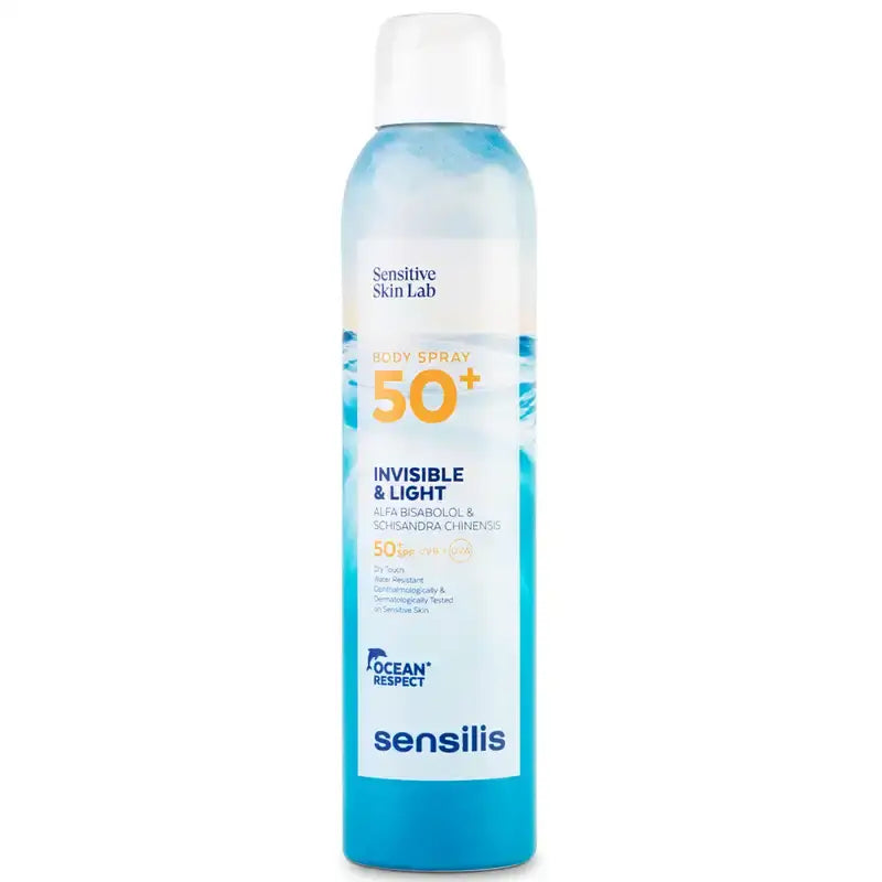 Sensilis Body Spray Invisible & Light SPF 50+ Dry Touch, 200 ml