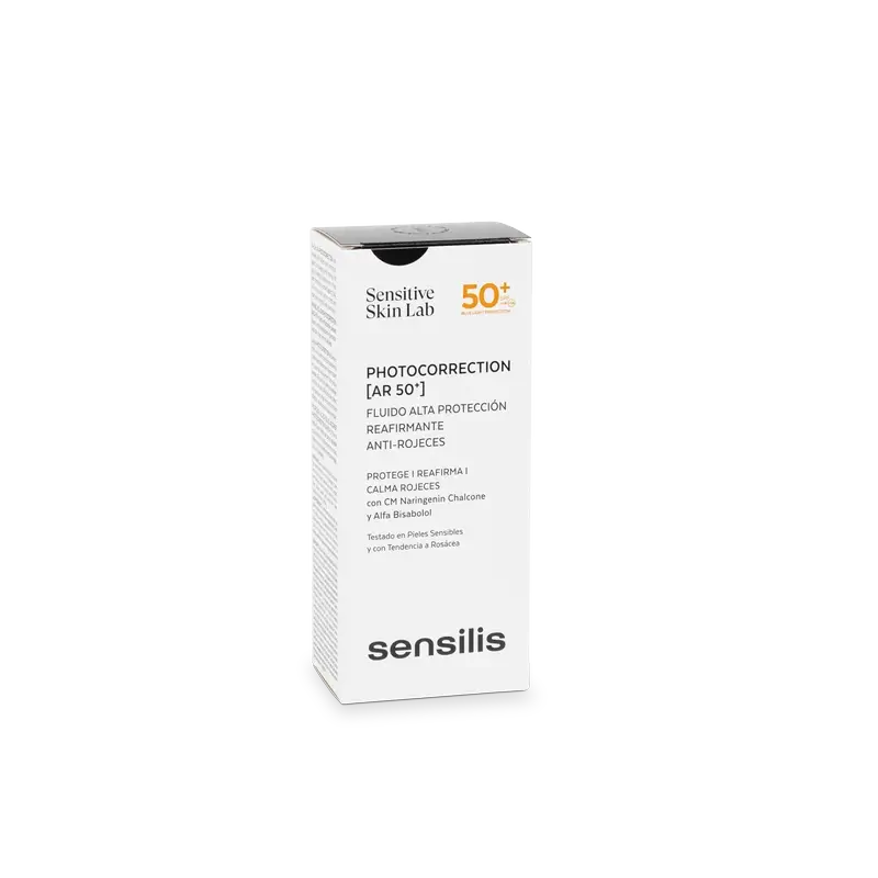 Sensilis Photocorrection [Ar SPF 50+] Kiinteyttävä ja punoitusta hillitsevä voide 40 ml