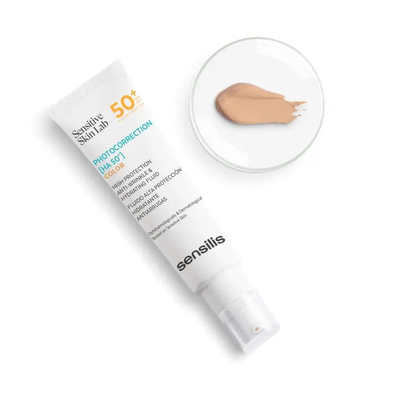 Sensilis Photocorrection [Ha 50+] Moisturising & Anti-Wrinkle Colour 50Ml