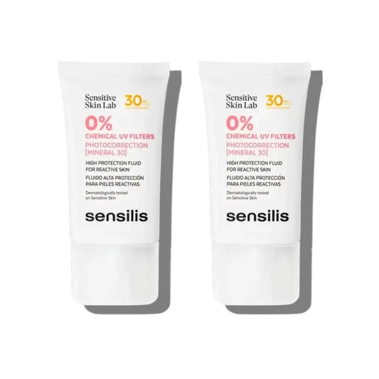 Sensilis Photocorrection Mineral SPF30, 2 x 40 ml 