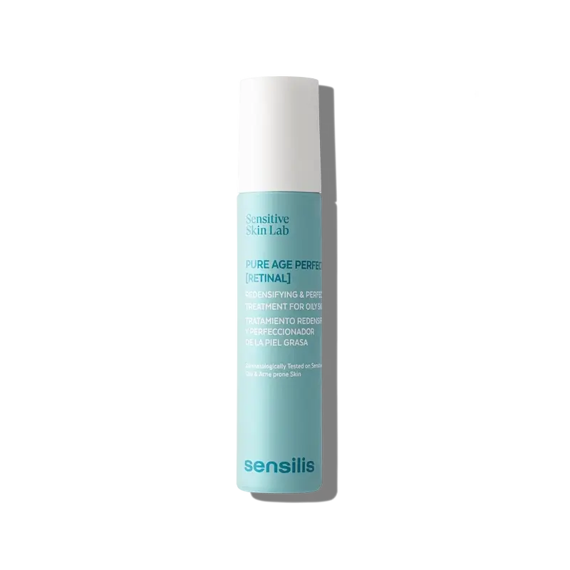 Sensilis Pure Age Perfection [Retinal] tiivistää ja tasoittaa rasvaisen ihon, 50 ml