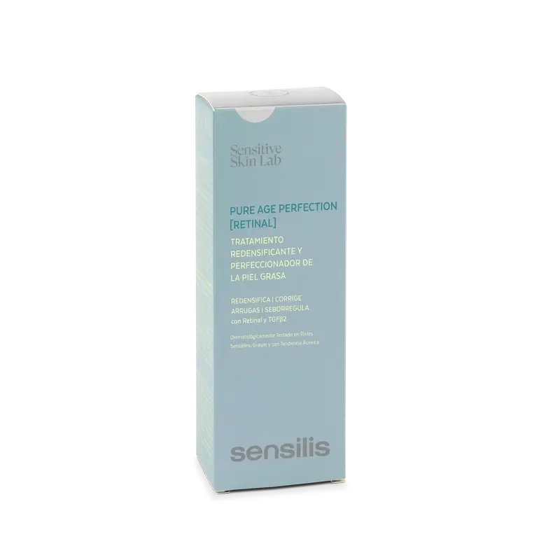 Sensilis Pure Age Perfection [Retinal] tiivistää ja tasoittaa rasvaisen ihon, 50 ml