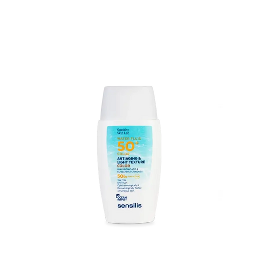 Sensilis Water Fluid SPF 50+ ikääntymistä ehkäisevä sävytetty kosteusvoide, 40 ml