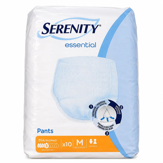 Serenity-housut, keskikoko, päiväkäyttöön, 80 kappaletta