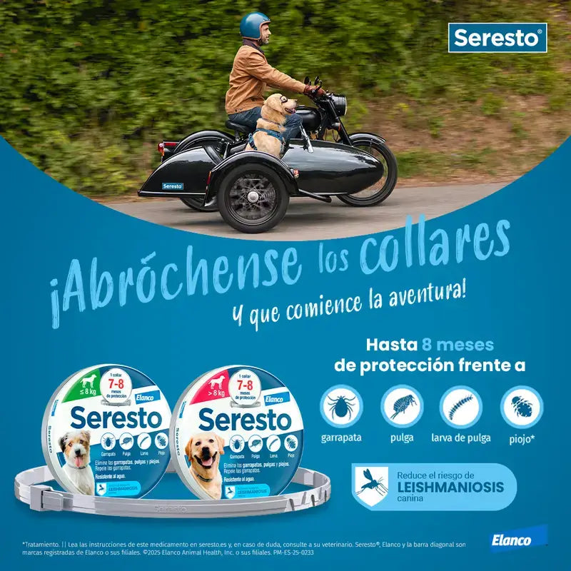 Seresto-kaulapanta koirille, yli 8 kg, suuri