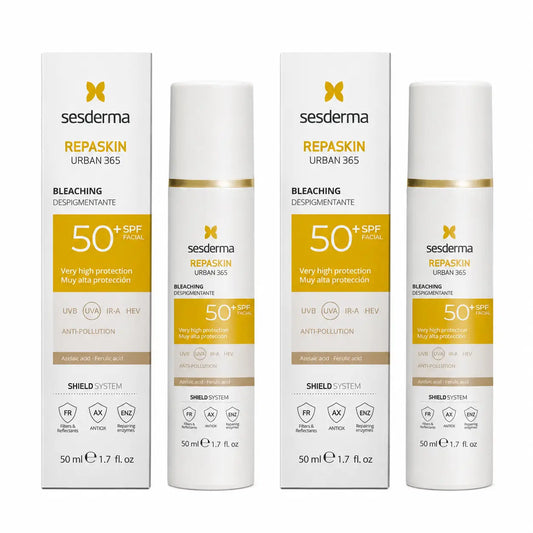 Sesderma Repaskin Urban 365 Pigmenttien vaalentava voide SPF50+ 50 ml, 2 kpl:n pakkaus