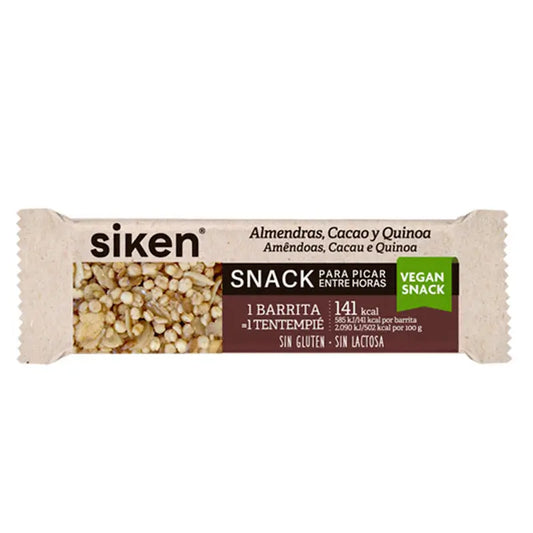 Siken Vegasnack Almond-Cocoa Bar with Quinoa 28 grams