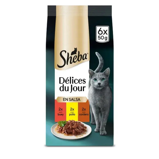 Sheba Delices Du Jour -kissanliha 12 x 6 x 50 g 