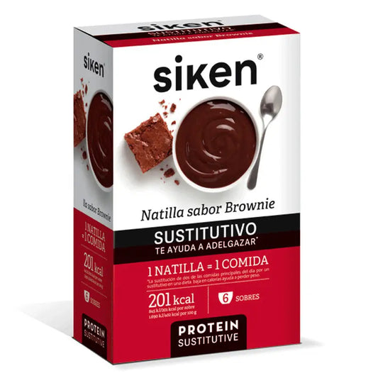 Siken Brownie Custard Substitute 6 packets