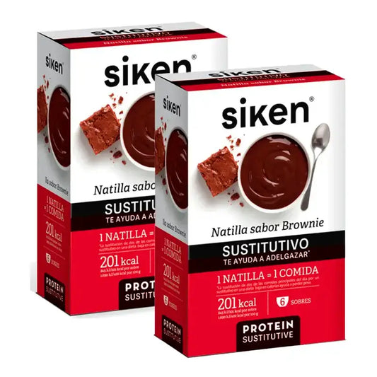 Siken Brownie-vaniljakastike, 2 x 6 pussia