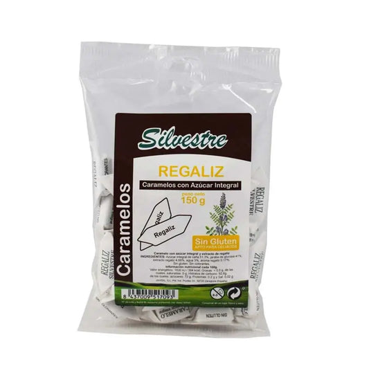 Silvestre Licorice Candy Cane Sugar 150Gr.