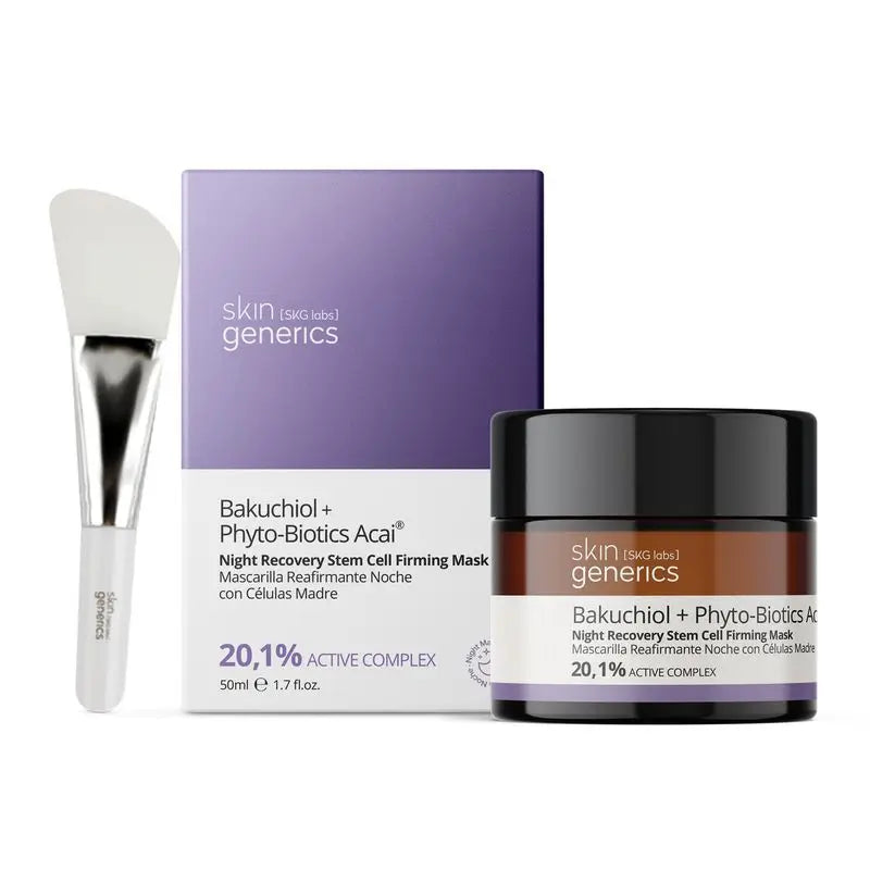 Skin Generics Night Recovery Stem Cell Firming Mask Bakuchiol + Phytobiotics Acai 20,1 % Active Complex, 50 ml