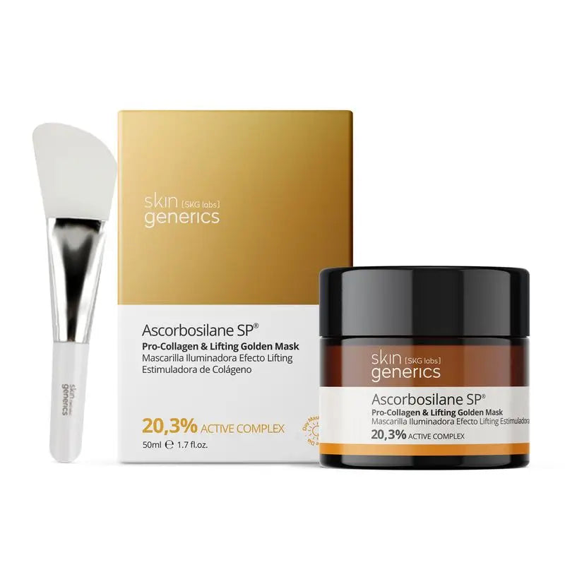 Skin Generics Procollagen & Lifting Golden Mask Ascorbosilane Sp 20,3 % Active Complex, 50 ml