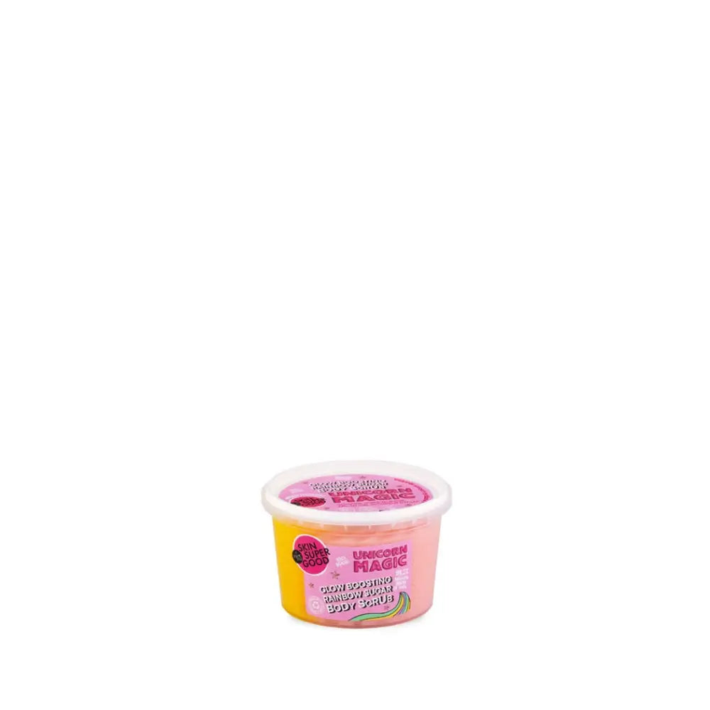 Skin Super Good -sokerikuorinta vartalolle, jossa on Unicorn Magic -hohtovaikutus. Mylittlemagic, 250 ml
 