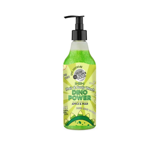 Skin Super Good 2-in-1-geeli hiuksille ja vartalolle, Dino Power, 500 ml
