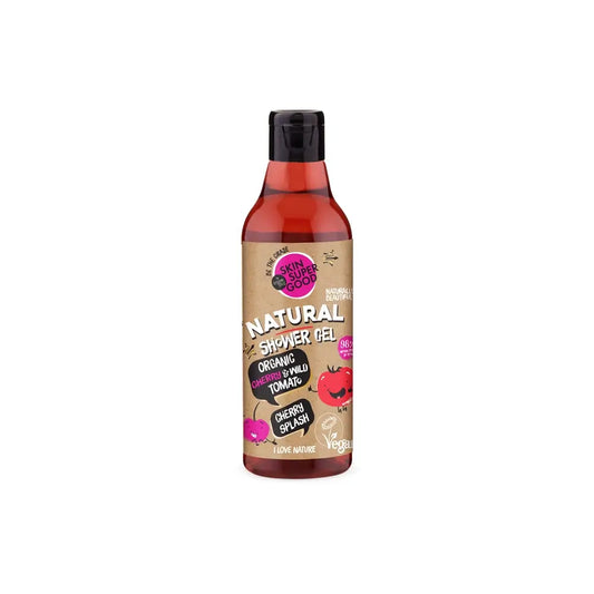 Skin Super Good luonnollinen suihkugeeli Cherry Splash, 250 ml
 