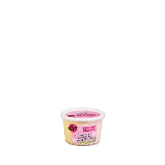 Skin Super Good -kosteuttava vartalomousse, jossa on Unicorn Magic -kiiltoa. Be Unicornious, 250 ml
 