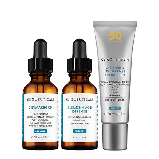 Skinceuticals: Kattava hoito-ohjelma ihon epäpuhtauksille ja rasvaiselle iholle