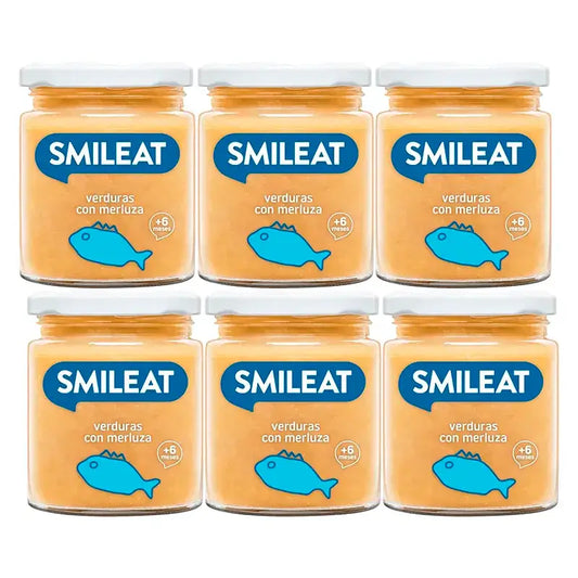Smileat - merilohi ja vihannekset -purkki, 6 x 230 g