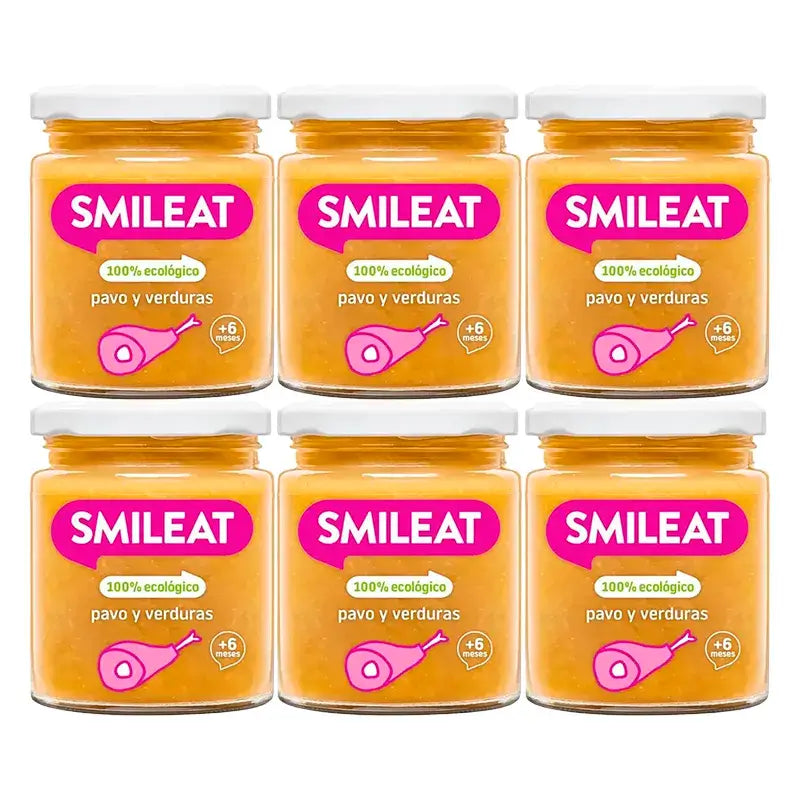Smileat - kalkkunan ja vihannesten purkki, 6 x 230 g