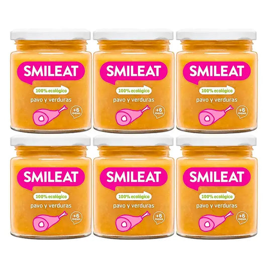 Smileat - kalkkunan ja vihannesten purkki, 6 x 230 g