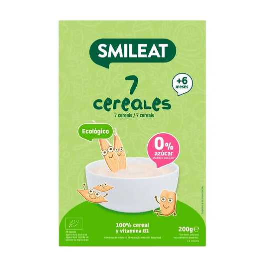 Smileat 7-viljainen luomuvauvanruoka, 200 g